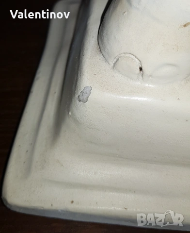 Старинна гипсова скулптура , снимка 3 - Антикварни и старинни предмети - 53932919