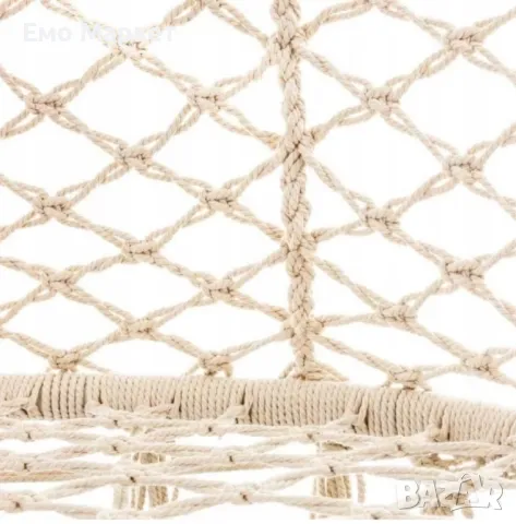 Двойна бежова градинска люлка за двама с възглавници, снимка 10 - Други стоки за дома - 49277217