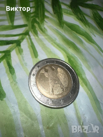 Монета Германия 2€ F / 2 euro germany, снимка 2 - Нумизматика и бонистика - 53238016