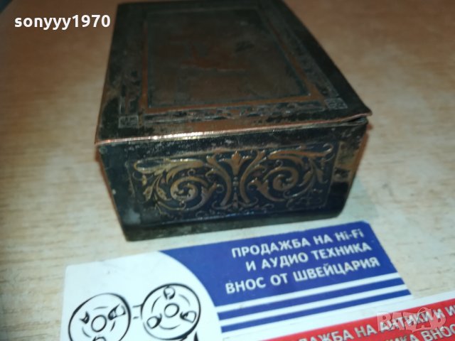красива метална кутия-внос франция 10х7х4см, снимка 12 - Колекции - 30203938