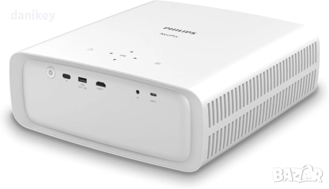 Philips NPX750 Full HD проектор – ултра тих, LED, чисто нов, снимка 11 - Плейъри, домашно кино, прожектори - 53060996