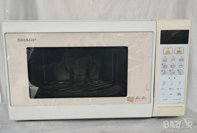 Комбинирана микровълнова фурна SHARP R-7A55 с Грил и Горещ въздух Конвекция