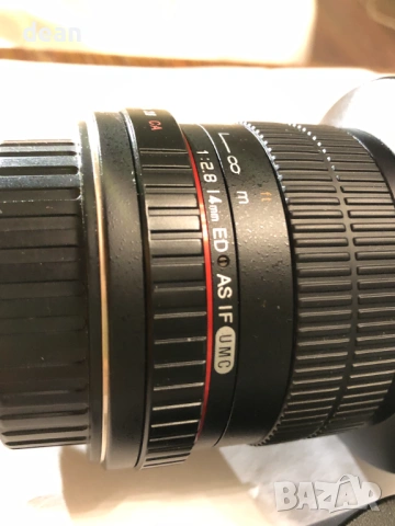 Обектив за Nicon z Samyang, снимка 10 - Обективи и филтри - 54115415