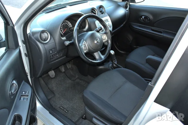 Nissan Micra 1.2i* РЕГИСТРИРАН* КЛИМАТРОНИК* АВТОПИЛОТ* ЕВРО 5, снимка 14 - Автомобили и джипове - 55987319