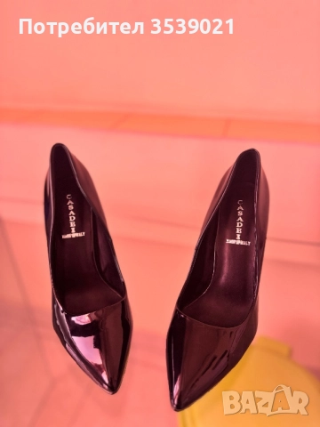 Чисто нови черни обувки Casadei размери 38,39 , снимка 2 - Дамски обувки на ток - 52837709