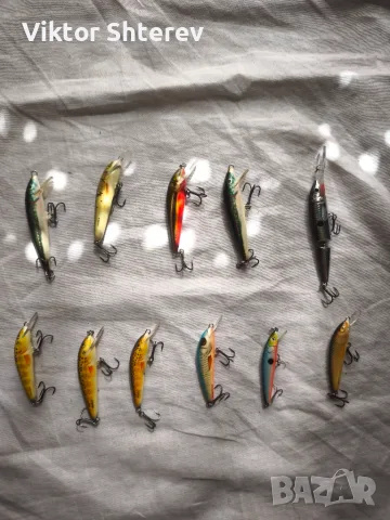 Комплект 11 бр. воблери – 7x Salmo, 4x Rapala