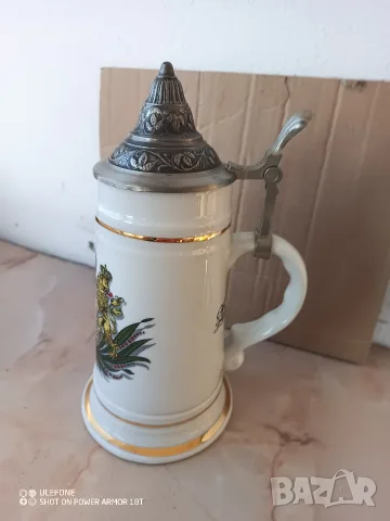 Немска халба със воден знак, снимка 3 - Антикварни и старинни предмети - 56064197