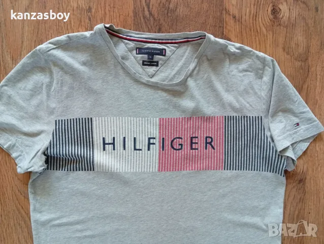 Tommy Hilfiger - мъжка тениска р-р XL, снимка 4 - Тениски - 55887357
