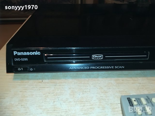 panasonic dvd-s295 dvd/cd+remote control, снимка 5 - Плейъри, домашно кино, прожектори - 29110319