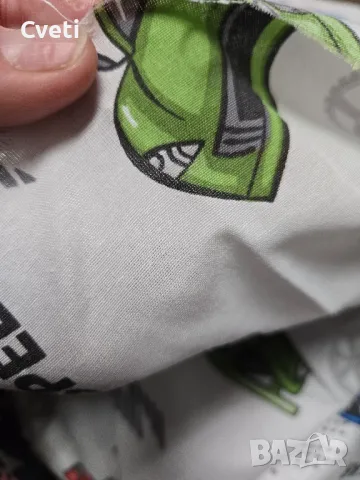 Плат за чаршафи 100 памук  за единично легло, снимка 5 - Спално бельо - 48530068