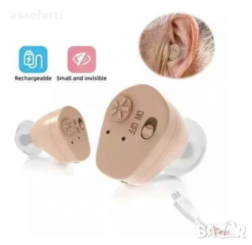 👂 Слухов Усилвател Tulus XB-102 – Noise Reduction, 128 dB Усилване и USB Зареждане, снимка 2 - Други - 52791675