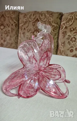 🌹Прелестно Мурано цвете с осукано стъбло

, снимка 3 - Други - 47948898