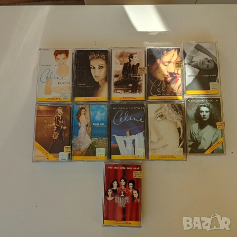 Продавам аудио касетки на Celine Dion