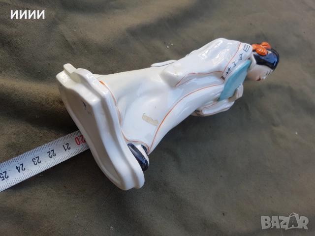 Порцеланова статуетка фигурка японка, снимка 6 - Антикварни и старинни предмети - 52572814