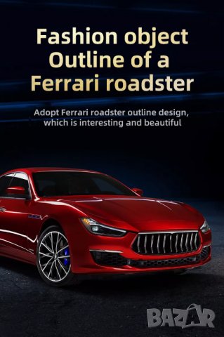 Мини телефон, мини телефон с капаче Ферари, малък телефон с капаче, промяна на глас гласов модулатор, снимка 9 - Други - 38037397