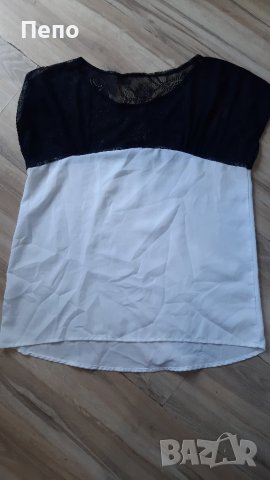 Тениска с дантела