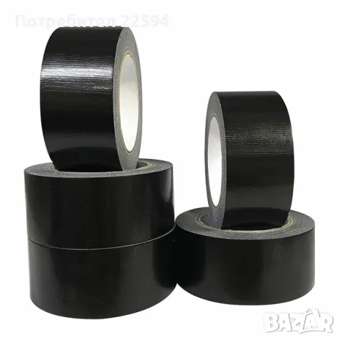 Черен изолирбанд 210 микрона широки – 50 mm x 27.4 m