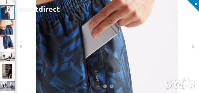 МЪЖКИ ШОРТИ ЗА КАРДИО ФИТНЕС 120, DOMYOS внос Франция., снимка 4 - Къси панталони - 29304244