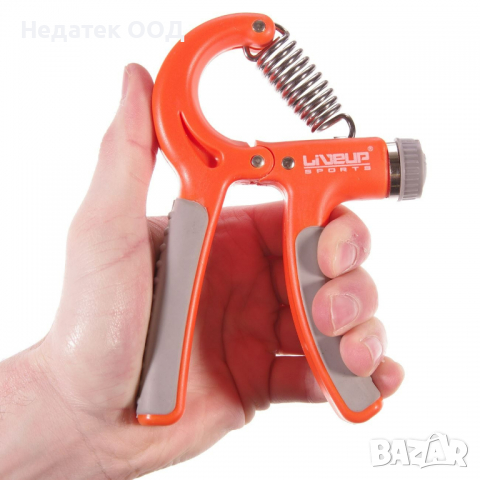 Тренировъчна щипка за ръце LiveUp, 5-20 кг, оранжев, снимка 2 - Спортна екипировка - 36556639