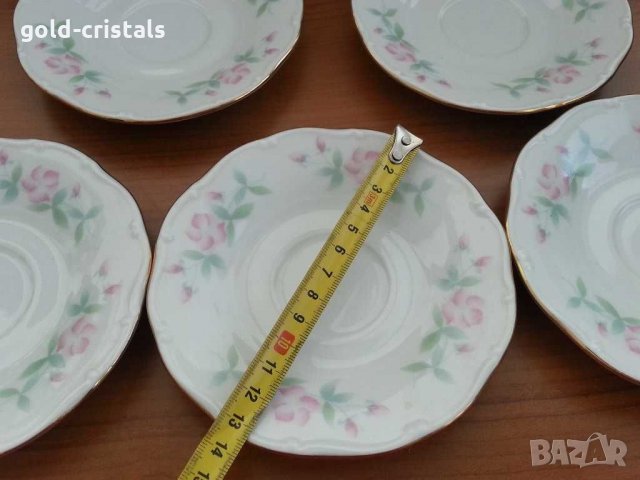  Порцелан чехословакия чинии чинийки, снимка 4 - Антикварни и старинни предмети - 30467587