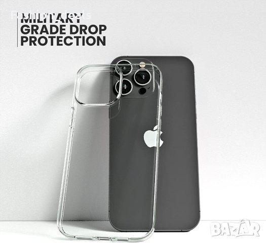 Нов Кристално прозрачен калъф кейс гръб за iPhone 14 Pro Max Защита Айфон