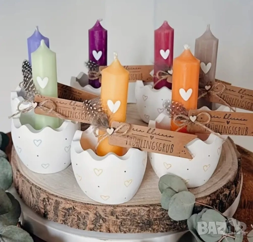 Молд кашпа черупка яйце 