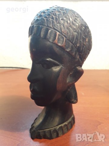 Африканска  абаносова дърворезба   20/3, снимка 5 - Колекции - 31986887