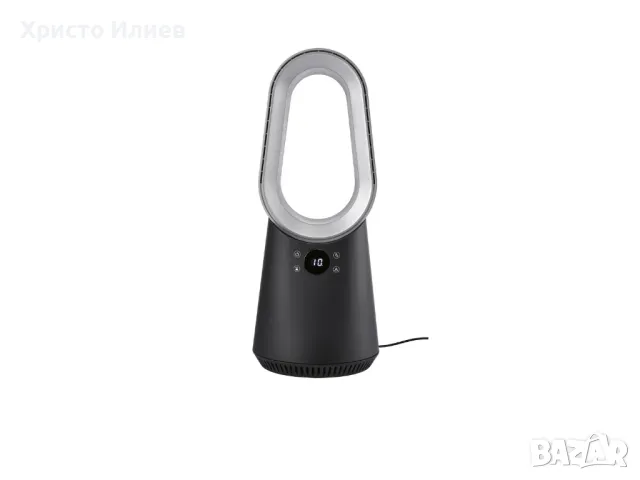 Отоплителен вентилатор за топло и студено без ротор 10 степени Вентилаторна печка Черен Бял, снимка 5 - Вентилатори - 49524226