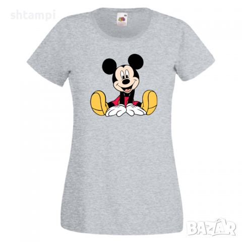 Дамска тениска Mickey Mouse 11 Мини Маус,Микки Маус.Подарък,Изненада,, снимка 4 - Тениски - 36528647