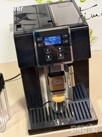 Кафемашина кафе автомат delonghi PERFECTA EVO с гаранция, снимка 6 - Кафемашини - 55997234