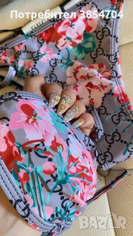 Бански бикини Гучи*Gucci technical bloom, снимка 6 - Бански костюми - 50946244
