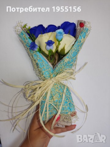 Букети със сапунени рози, снимка 2 - Изкуствени цветя - 37996844