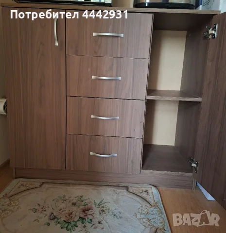 скрин с чекмеджета и вратички, снимка 2 - Скринове - 56483193