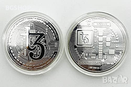 Tezos coin ( XTZ ) - Silver, снимка 4 - Нумизматика и бонистика - 38276953