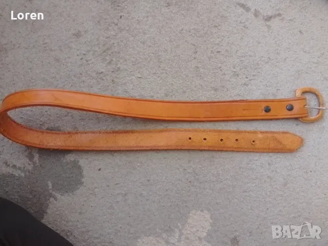 Кожен колан светло кафяв цвят, снимка 3 - Колани - 48689277