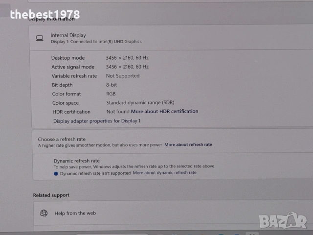 15.6 3.5k OLED Touch XPS 9510`i7-11800H/RTX 3050Ti/32GB RAM/512GB SSD, снимка 8 - Лаптопи за игри - 53918020