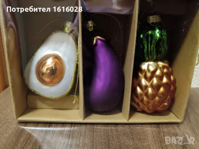 Красиви стъклени играчки за елха., снимка 4 - Декорация за дома - 47816529