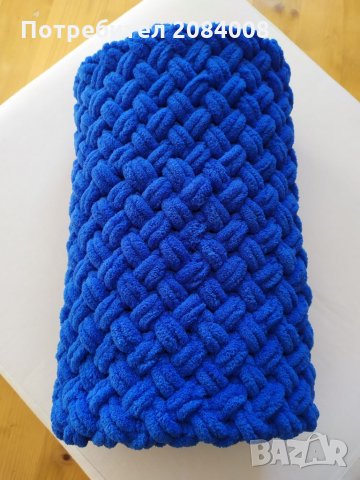 Ръчно плетено бебешко одеяло , снимка 4 - Спално бельо и завивки - 35082791