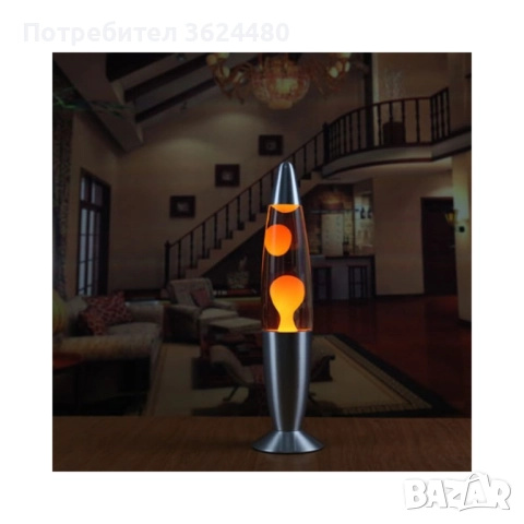 ЛАВА ГОЛЯМА НОЩНА ЛАМПА 2116, снимка 5 - Настолни лампи - 52650142