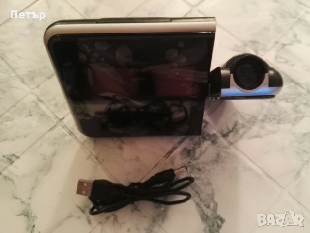 Цифров настолен часовник, с проектор, будилник, време, дата, метеорологична станция, снимка 5 - Други - 31122768