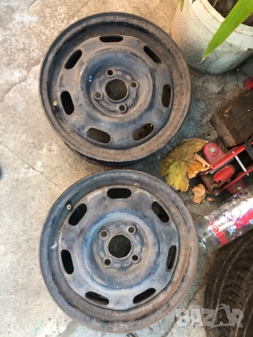 Продавам 2бр. стоманени джанти 4x100 14 цола