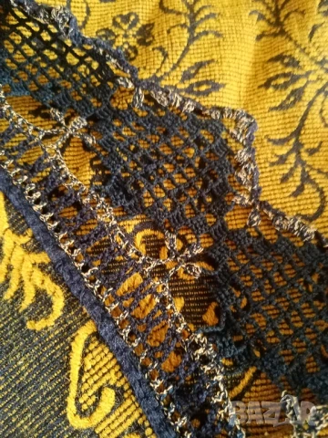 Кувертюра вълнена ретро, снимка 4 - Покривки за легло - 50507379