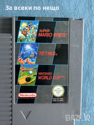 Super Mario Bros , Tetris , Nintendo World Cup , дискета за Nintendo NES, снимка 4 - Игри за Nintendo - 55886349