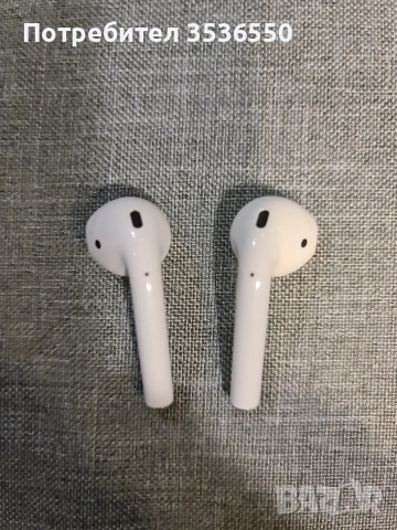 Безжични слушалки Apple AirPods 2nd Generation (2ра генерация) + кабел, снимка 4 - Безжични зарядни - 54324045