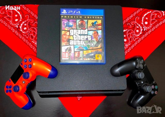 PlayStation 4 Slim 500gb, снимка 5 - PlayStation конзоли - 53326461