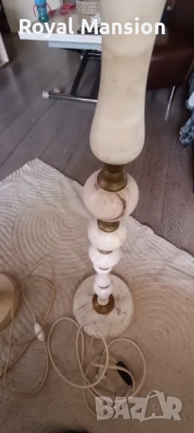 Лампиони от египетски мрамор стил барок, снимка 3 - Лампиони - 51032219