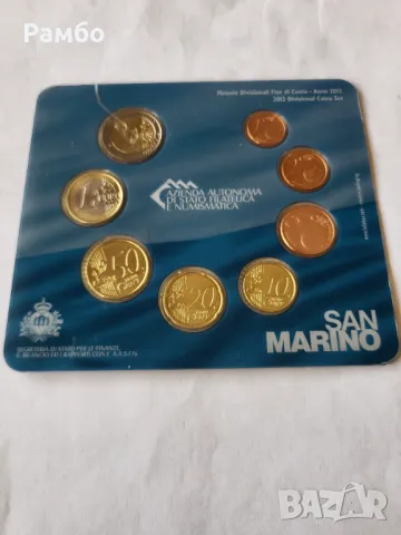 Комплект монети Сан Марино от 8 евро за 2012 г., колекция от разменни монети на Сан Марино, снимка 3 - Колекции - 49541131