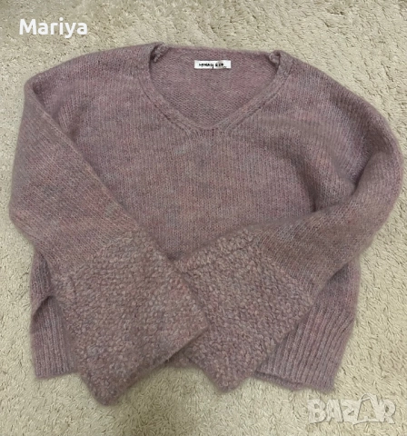 Пуловер в розово, снимка 6 - Блузи с дълъг ръкав и пуловери - 48489584