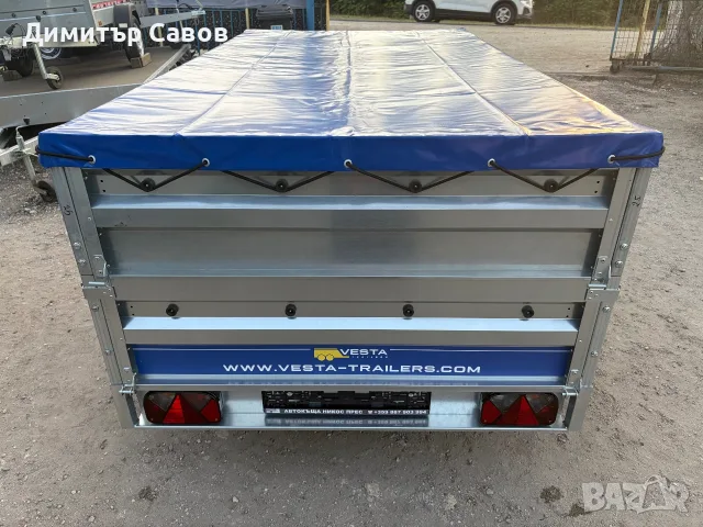 Туристическо ремарке VESTA LIGHT 25DA с допълнителни канати и плосък брезент, снимка 7 - Ремаркета - 55788119