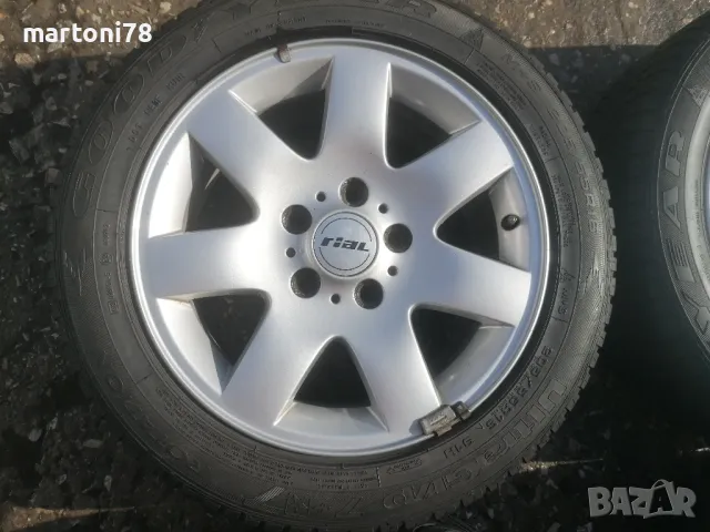 Комплект оригинални алуминиеви джанти за BMW 16 цола със зимни гуми. , снимка 5 - Гуми и джанти - 48934482